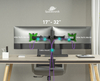 Uchwyt na dwa monitory Spacetronik SPA-120