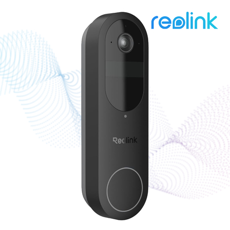 Wideodomofon Smart 2K 4MP Reolink Battery WiFi czarny - zdjęcie 2
