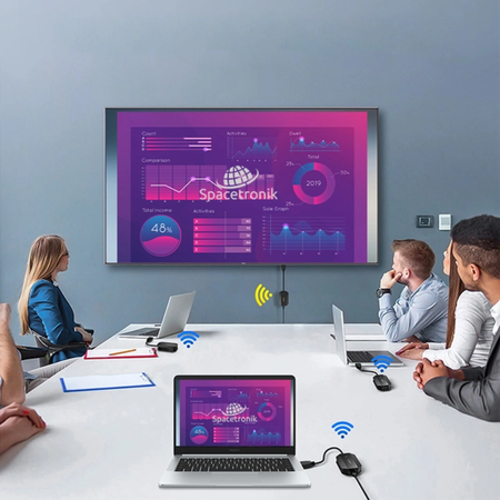 Zestaw do projektora 100" PRS-F04 + SPA-P02B + transmiter SPH-W32