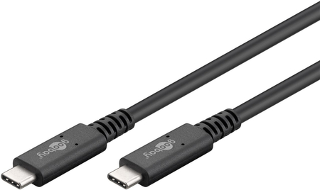 USB-C USB4 40Gbit/s 100W 20V 5A Goobay Kabel 1m - zdjęcie 2