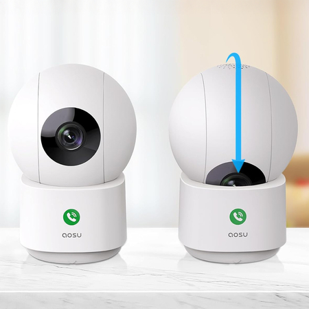 Kamera wewnętrzna obrotowa 2K WiFi Aosu P1 SL-C2E