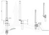 Antena 4w1 WiFi 2.4/5GHz MIMO4x4 Poynting OMNI-294