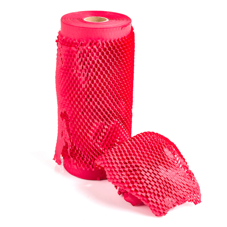 Rot geschnittenes Honigwabenpapier 30cm 100m