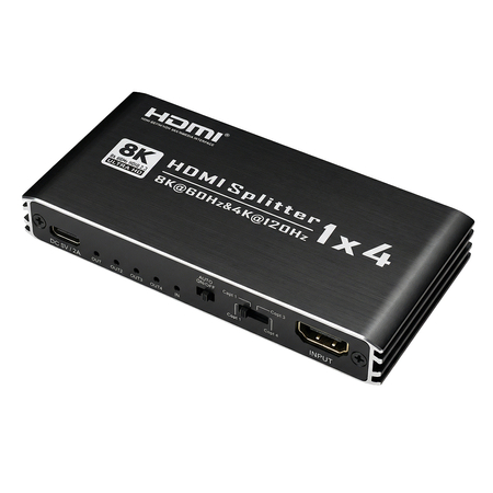 Rozgałęźnik HDMI 1x4 8K Spacetronik
