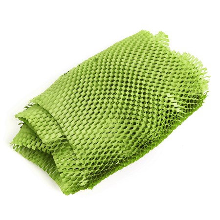 Geschnittenes Honigwabenpapier grün 30cm 100m