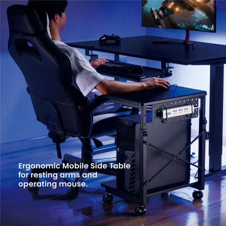 Mobilna Podstawka z Półką pod Komputer SPC112 OUTLET