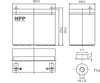 AGM NP 12V 80Ah T14 NPP Batterie