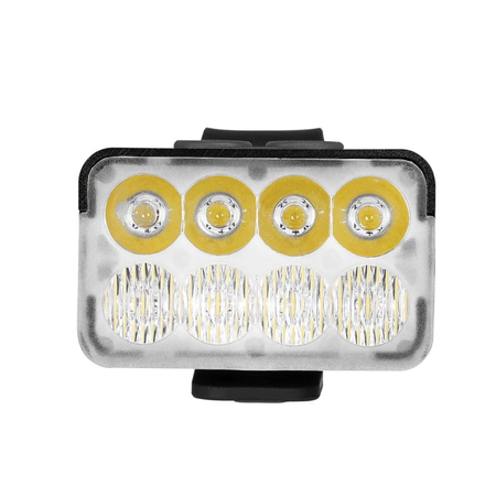 Lampka rowerowa przednia na kierownicę 900lm 8xLED USB-C VA0151 Vayox