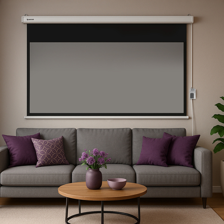 Elektryczny Ekran Projekcyjny PEV Ścienny 100"