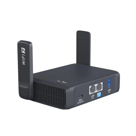 Router mini 2.5G Wi-Fi 7 VPN GL-iNet Slate 7 - zdjęcie 2