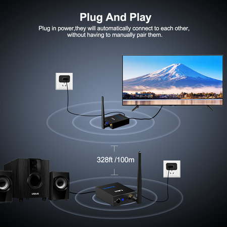 Drahtloser Audio Extender RT5066 24GHz 100m
