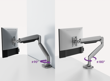 Spacetronik SPAS110S silberne Monitorhalterung - zdjęcie 2