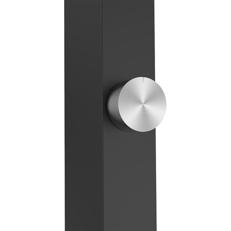 Lampa podłogowa biurowa LED GLOW D22 80W Czarna