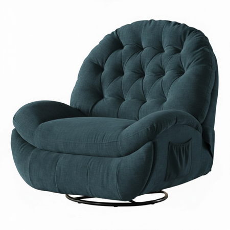 Zestaw wypoczynkowy fotel elektryczny Spacetronik Flax 04M + stolik regulowany