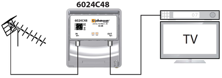 Filtr LTE / 4G / 5G Johansson 6024C48 5-694 MHz - zdjęcie 2