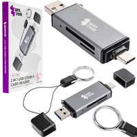 Spacetronik SPU-CR06 czytnik kart SD USB-A i USB-C