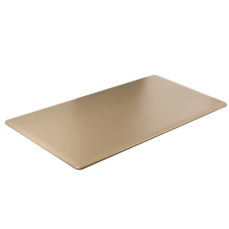 Stelaż elektryczny Spacetronik SPE-222OB Vegard + blat MDF premium złoty