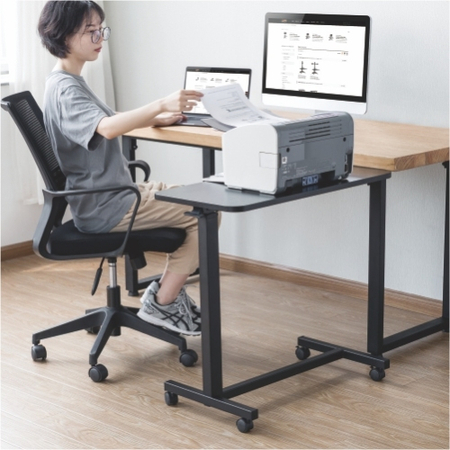 Buddy 02 Lite verstellbarer Trolley-Tisch schwarz