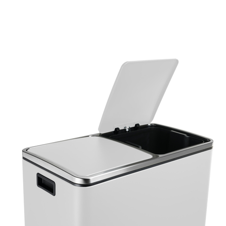 Funky Trash Can White Black Spacetronik Podwójny