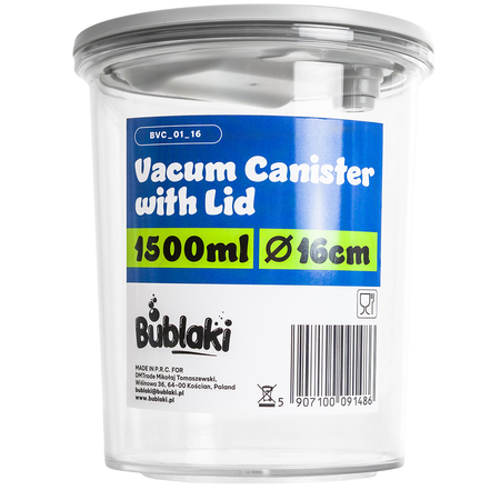 Pojemnik Próżniowy do żywności 1500ml wys. 16cm - zdjęcie 2