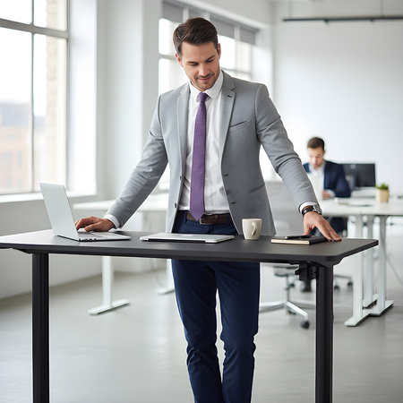 Elektryczne biurko Spacetronik Moris 121BB 120x60 Outlet B