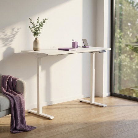 Stelaż elektryczny do biurka Spacetronik SPE-114RW (biały)