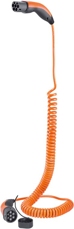 EV-Spiralkabel Typ 2 LAPP 11kW 20A orange 5m