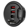 Gniazdo blatowe przepust kablowy 2xUSB USB-C SD TF Spacetronik SPS-R0D5B