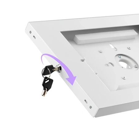 Stand stojak do tabletu OUTLET z blokadą na klucz Spacetronik SPP-134W