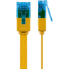 LAN Patchcord CAT 6A UTP FLAT gelb 1m