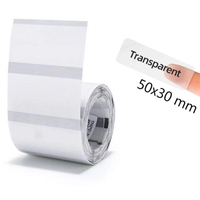 Etykiety na rolce do drukarek Niimbot z serii B transparentne 50x30mm 230 sztuk
