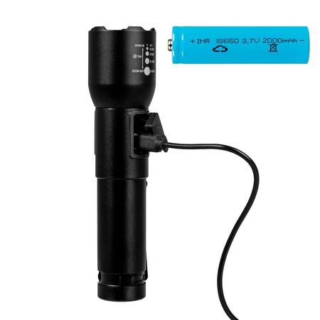Taktische Taschenlampe Aluminium 20W 800lm VAYOX VA0180