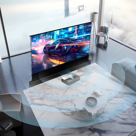 Floor Rising Motorized Screen 84" 16:9