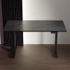 Blat biurka uniwersalny czarny 158x80x1,8cm Kaskada Czarna OUTLET