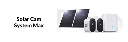 Zestaw monitoringu zewnętrznego 2 Kamery solarne 2K i dysk pamięci Aosu SL-C7P-2H