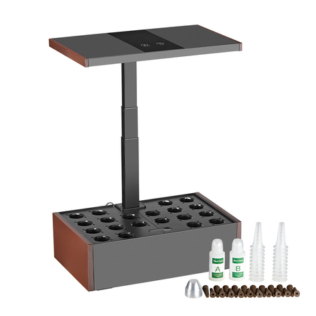Zestaw DONICZKA nawadniająca 10L + KWIETNIK SZUFLADA LAMPA do roślin SMART GARDEN Spacetronik