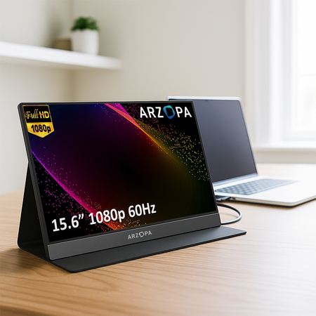 Tragbarer Monitor ARZOPA S1 Tisch - 15.6" Full HD - zdjęcie 2
