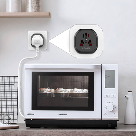 Universal-Reiseadapter 2500W UK EU US LDNIO