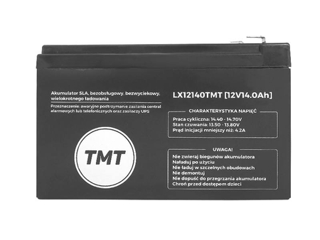 Akumulator Żelowy 12V 14Ah AGM Bezobsługowy