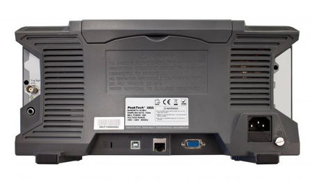 Oscyloskop cyfrowy 2-kanałowy dotykowy USB 60MHz PeakTech 1355