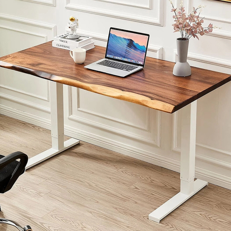 Stelaż do biurka elektrycznego Spacetronik SPE-221W USB biały
