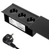 Gniazdo chowane w blat Spacetronik SPS-S33B V2 COMPACT