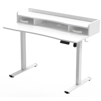 Biurko Elektryczne SPEF134WW z Szufladą i USB - Ergonomia do Home Office