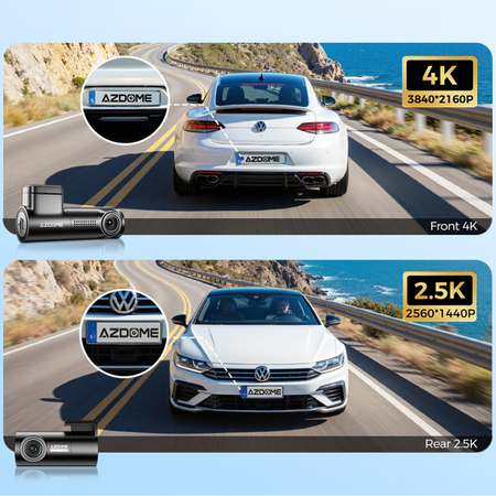 Wideorejestrator 4K 2CH WiFi GPS AZDOME M330 Max