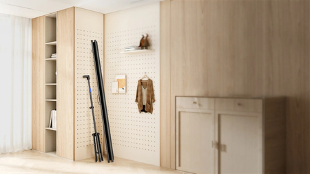 Ekran Projekcyjny Rozwijany na Statywie na Ścianę 100" cali Yaber YS-100D 16:9 170° OUTLET