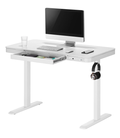 Biurko regulowanie elektrycznie OUTLET Spacetronik Astrid SPE-B126WW