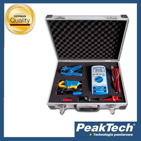 PeakTech 8100 USB Echt-Effektivwert-Klemmenmultimeter-Kit