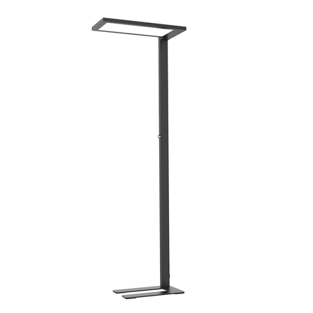Lampa stojąca biurowa LED GLOW D24 9600 lm Czarna
