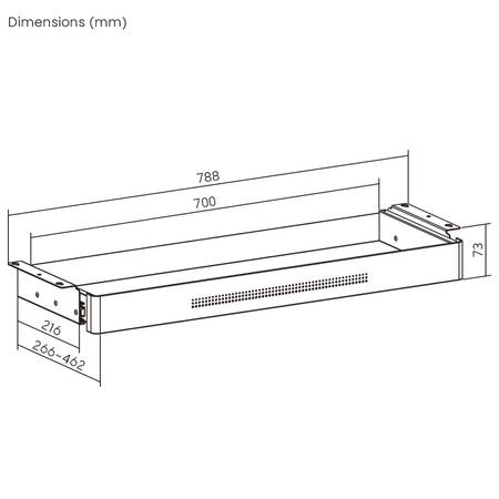 Szuflada do biurka XL Spacetronik SPB171 Szara Outlet B - zdjęcie 2