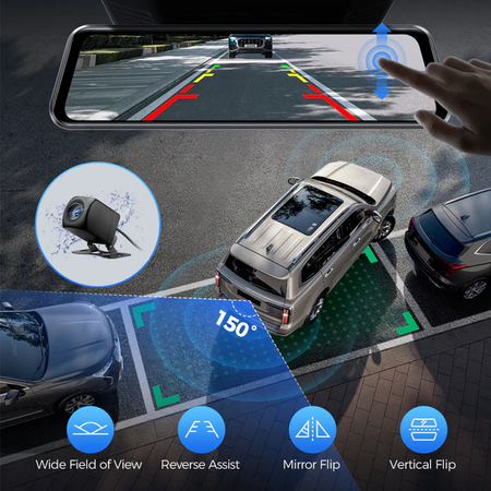 Wideorejestrator 4K 2CH WiFi GPS AZDOME PG17Max - zdjęcie 2